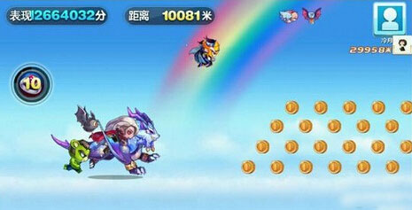 天天酷跑龍咚槍實跑視頻分享