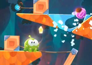 割繩子魔法6-11怎么過 6-11三星通關(guān)視頻