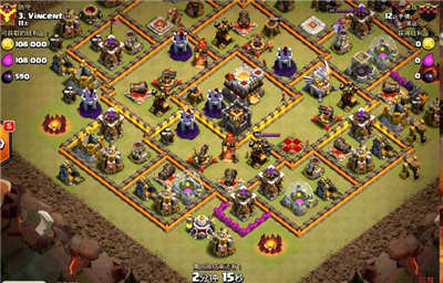 部落沖突11本新版天藍(lán)球?qū)崙?zhàn)教學(xué) 新版藍(lán)胖怎么玩