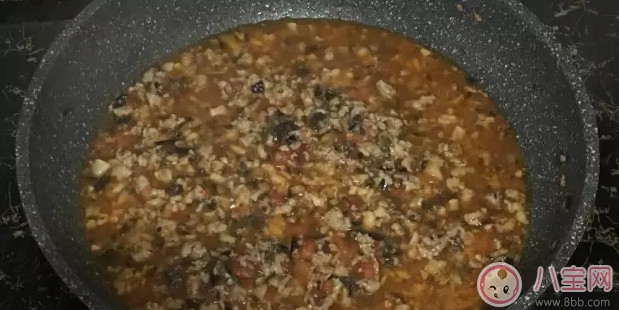 香菇肉醬意面 寶寶也能吃的意面