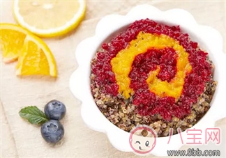 給寶寶輔食加點(diǎn)谷物 甜菜南瓜藜麥飯