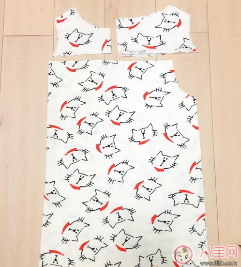 自制孩子小花裙方法 diy做孩子的衣服