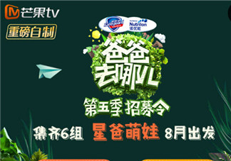 爸爸去哪兒5候選實習爸爸人氣榜，實習奶爸黃景瑜任嘉倫竇驍(前三)