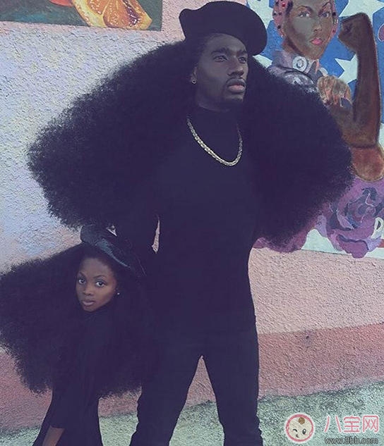 親子故事 黑人父女同款飄逸發(fā)型走紅 親子故事 黑人父女同款飄逸發(fā)型走紅