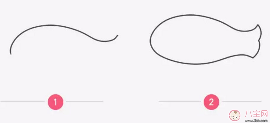 海洋生物趣味多 魚類簡筆畫