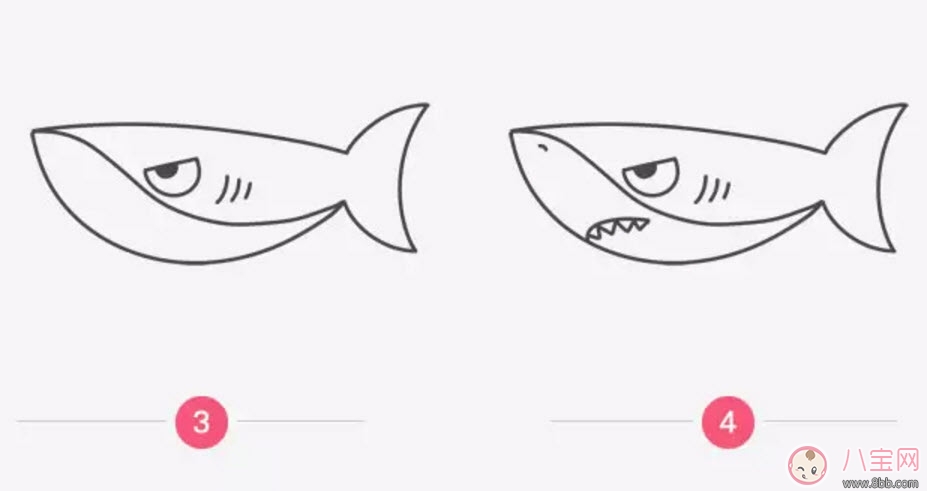 海洋生物趣味多 魚類簡筆畫