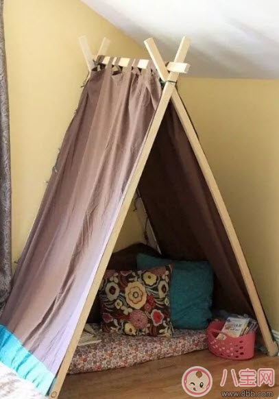 充滿愛(ài)的DIY兒童小帳篷制作