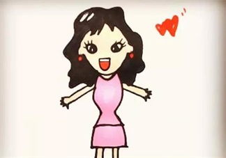 簡單兩筆畫出媽媽 媽媽簡筆畫教學(xué)