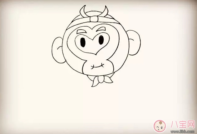 兒童簡筆畫 卡通人物齊天大圣孫悟空簡筆畫 兒童簡筆畫 卡通人物齊天大圣孫悟空簡筆畫