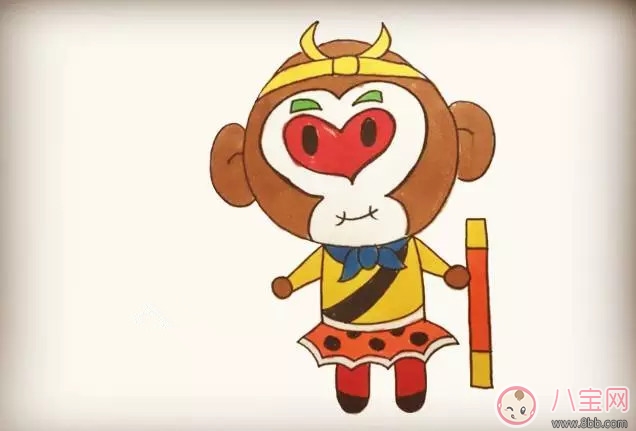 兒童簡筆畫 卡通人物齊天大圣孫悟空簡筆畫 兒童簡筆畫 卡通人物齊天大圣孫悟空簡筆畫