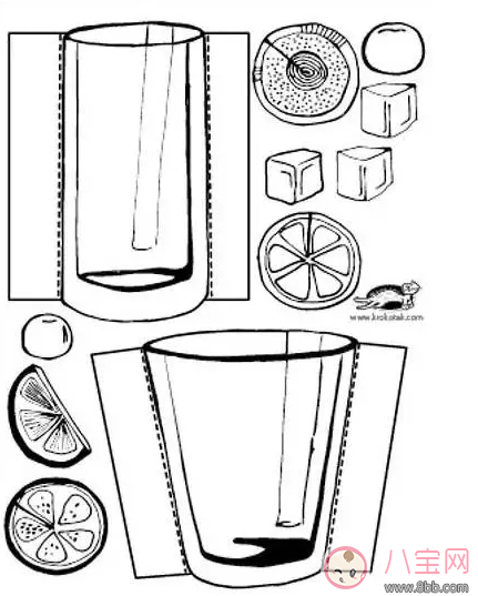 清涼夏日自制小玩具 DIY夏日帽子和飲料 清涼夏日自制小玩具 DIY夏日帽子和飲料