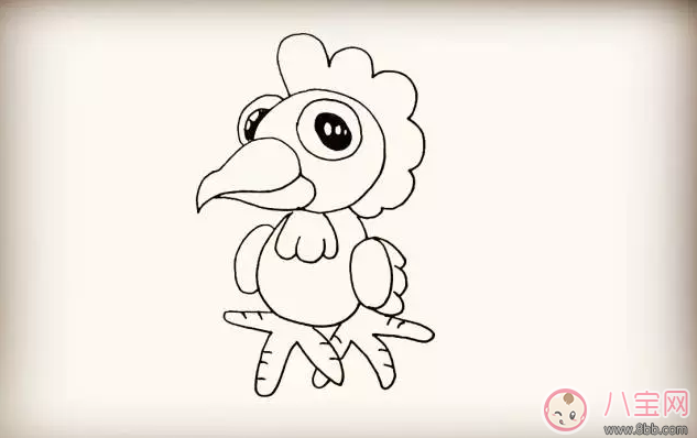 寶寶簡筆畫 簡單畫出大公雞 寶寶簡筆畫 簡單畫出大公雞