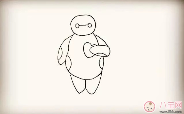 超能陸戰(zhàn)隊(duì)大白簡(jiǎn)筆畫 寶寶簡(jiǎn)筆畫 超能陸戰(zhàn)隊(duì)大白簡(jiǎn)筆畫 寶寶簡(jiǎn)筆畫