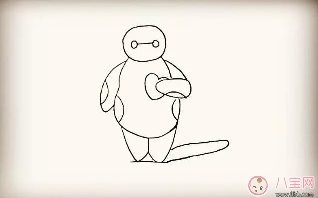 超能陸戰(zhàn)隊(duì)大白簡(jiǎn)筆畫 寶寶簡(jiǎn)筆畫 超能陸戰(zhàn)隊(duì)大白簡(jiǎn)筆畫 寶寶簡(jiǎn)筆畫