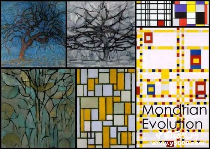 蒙德里安作品賞析蒙德里安紅黃藍的含義是什么？