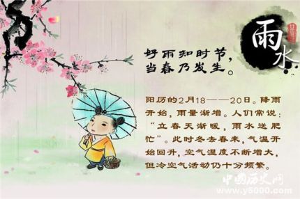 今日雨水宜忌有哪些雨水節(jié)氣三候是什么？