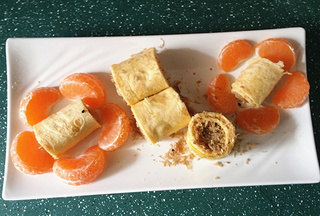 富貴黃金肉松卷的做法步驟：11