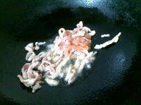 肉絲豆干炒韭苔的做法步驟5