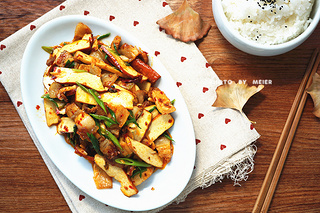 【回鍋肉豆干】的做法步驟：15