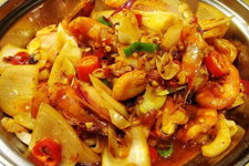 干鍋蝦的做法