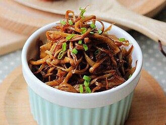 干煸手撕杏鮑菇