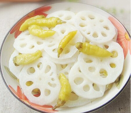 怎么做酸泡椒藕片？