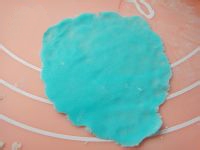 藍色妖姬翻糖蛋糕怎么做