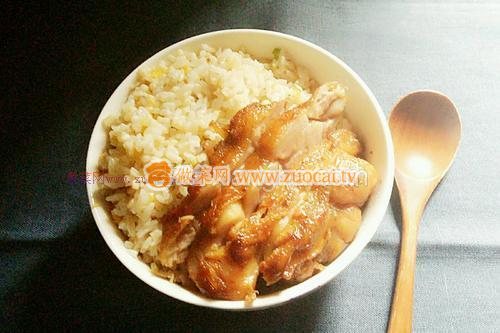 照燒雞腿飯的做法