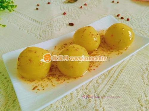 桂花玉米面糍粑的做法