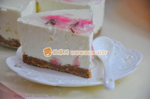 櫻花慕斯蛋糕（6寸）的做法