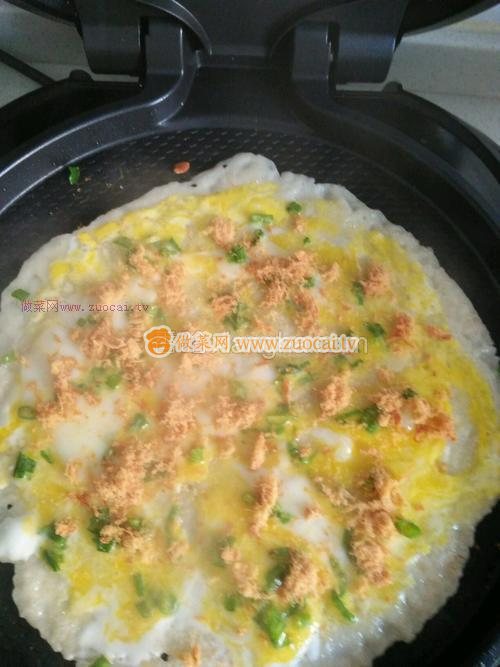 雞蛋肉松餅（電餅鐺版)的做法