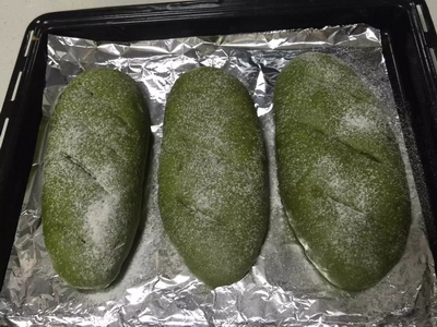 抹茶麻薯夾心軟歐面包的做法步驟9