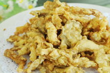 干炸蘑菇的家常做法