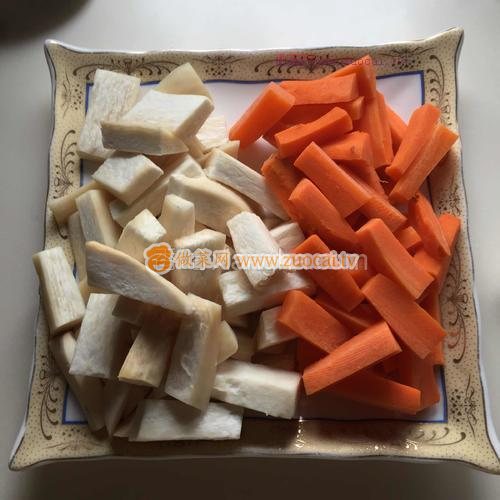 杏鮑菇胡蘿卜燒的做法