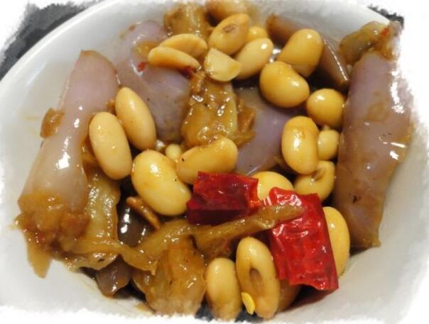 酸辣下飯的黃豆炒茄子怎么做？