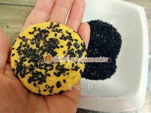 黑芝麻紅薯餅（烤箱版）的做法