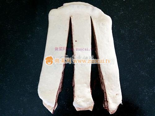 大理石紋豆沙土司的做法