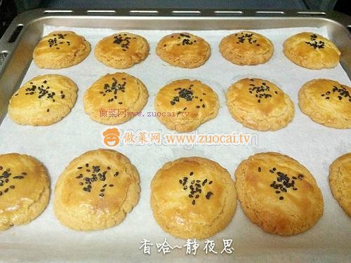 芝麻酥餅的做法