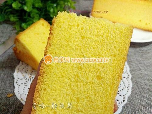 8寸戚風(fēng)蛋糕的做法