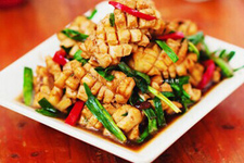 魷魚(yú)炒韭菜