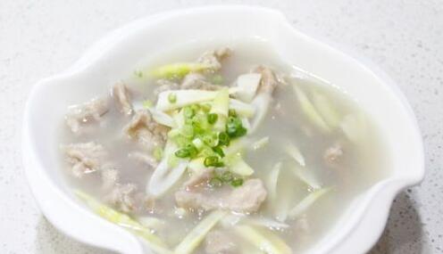 健康營養(yǎng)的苦筍滑肉湯怎么做？