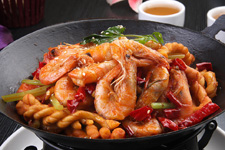 干鍋香辣蝦的做法