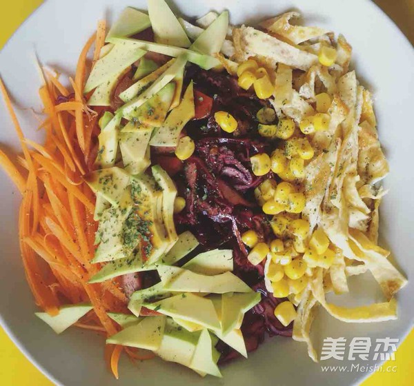 夏日紫甘藍(lán)沙拉的做法