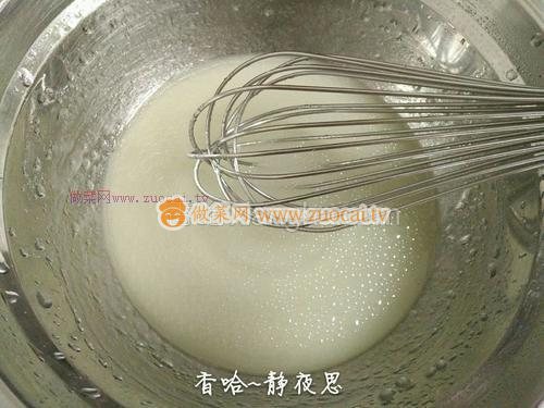 8寸戚風(fēng)蛋糕的做法