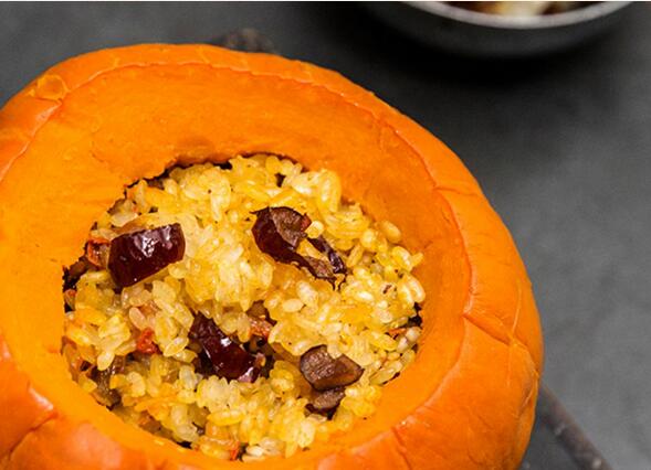 南瓜新吃法之糯米紅棗瓤南瓜怎么做？