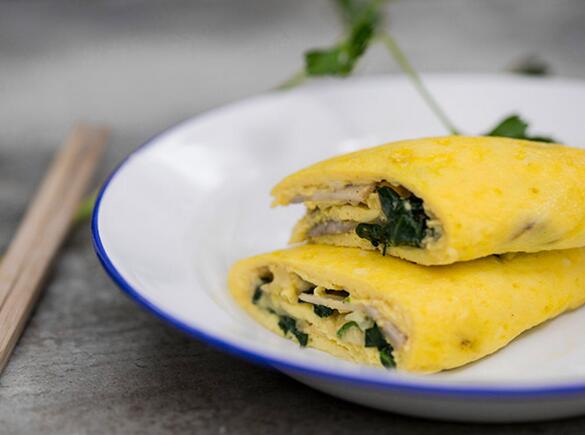 美味的蘑菇菠菜蛋餅怎么做？