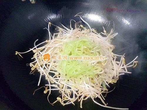 清炒綠豆芽的做法
