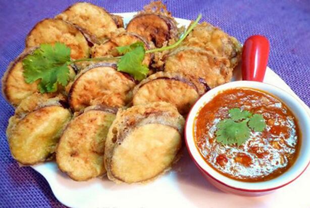 夏季下酒菜酥炸茄餅怎么做？