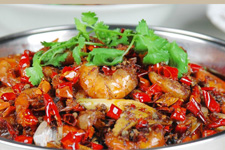 干鍋香辣蝦的做法