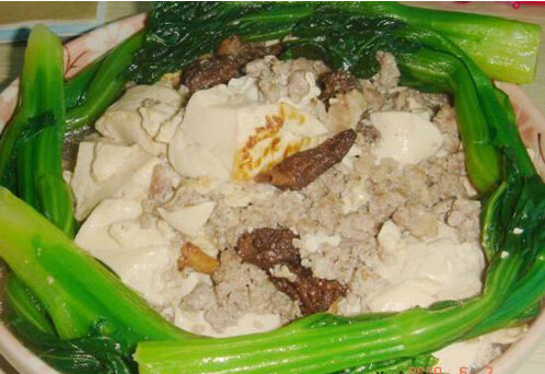 怎么做羊肚菌燒豆腐？